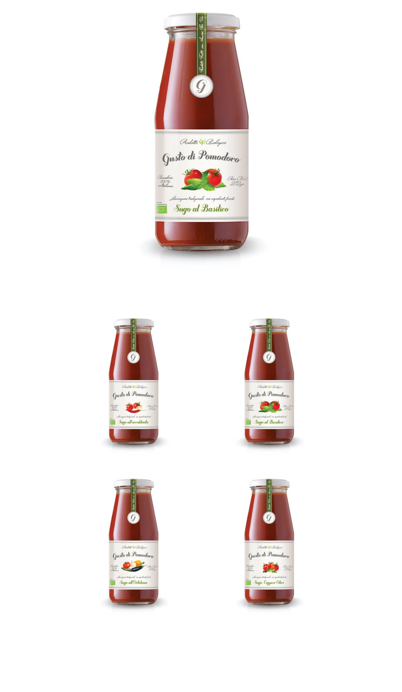 Gusto di Pomodoro Packaging
